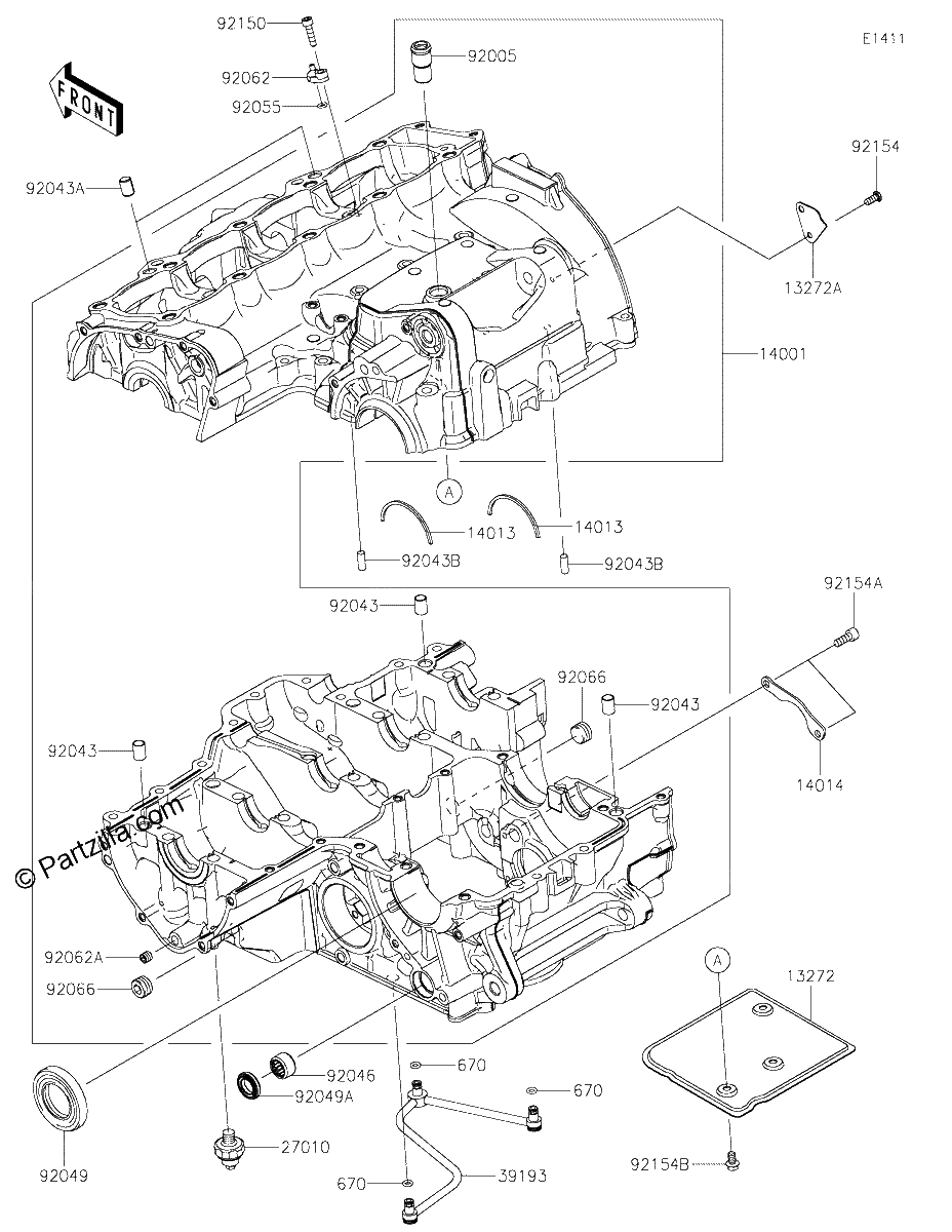 Diagrama de CRANKCASE