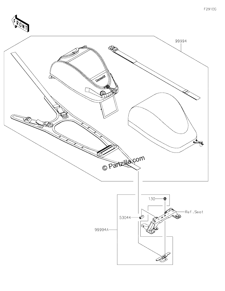 Diagrama de ACCESSORY TANK BAG