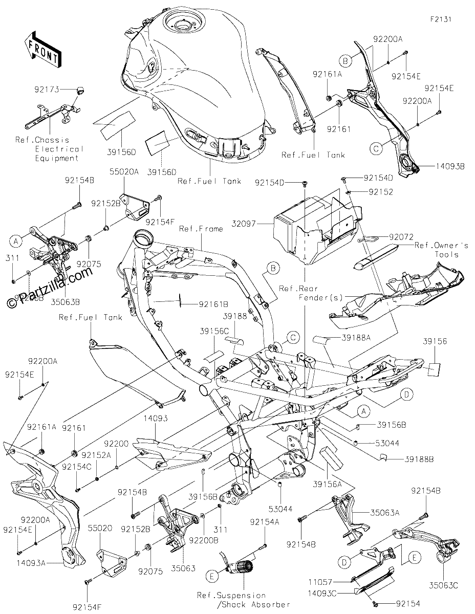 Diagrama de FRAME FITTINGS