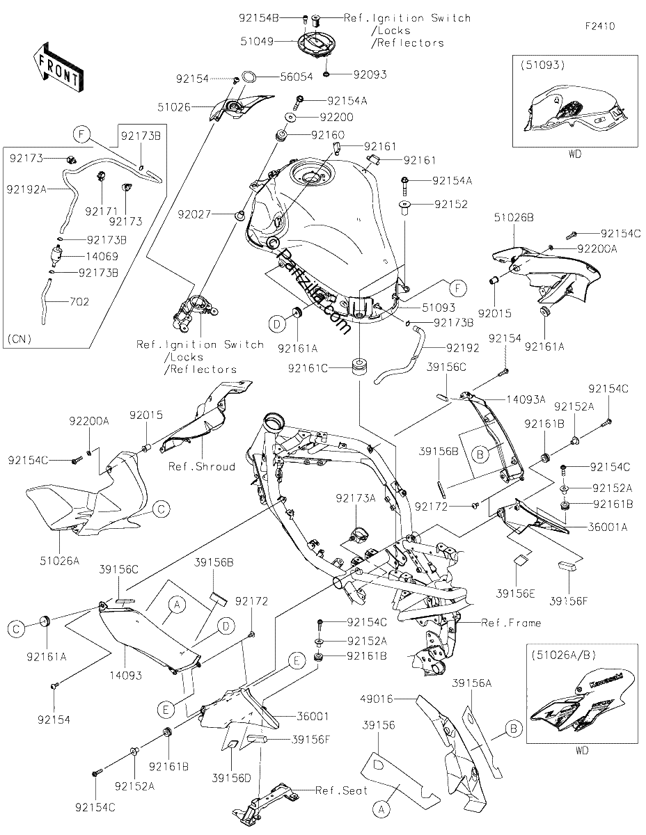 Diagrama de FUEL TANK