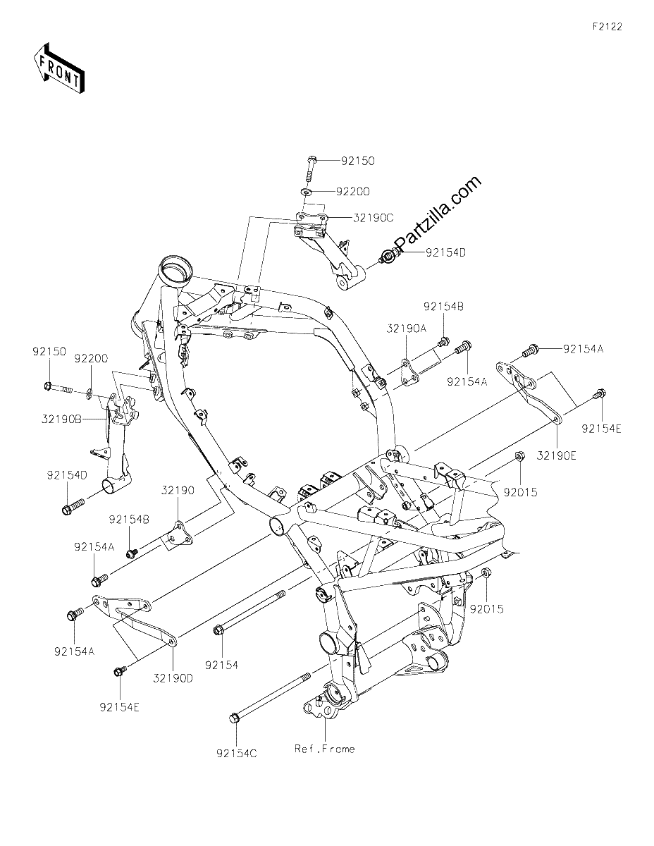 Diagrama de ENGINE MOUNT