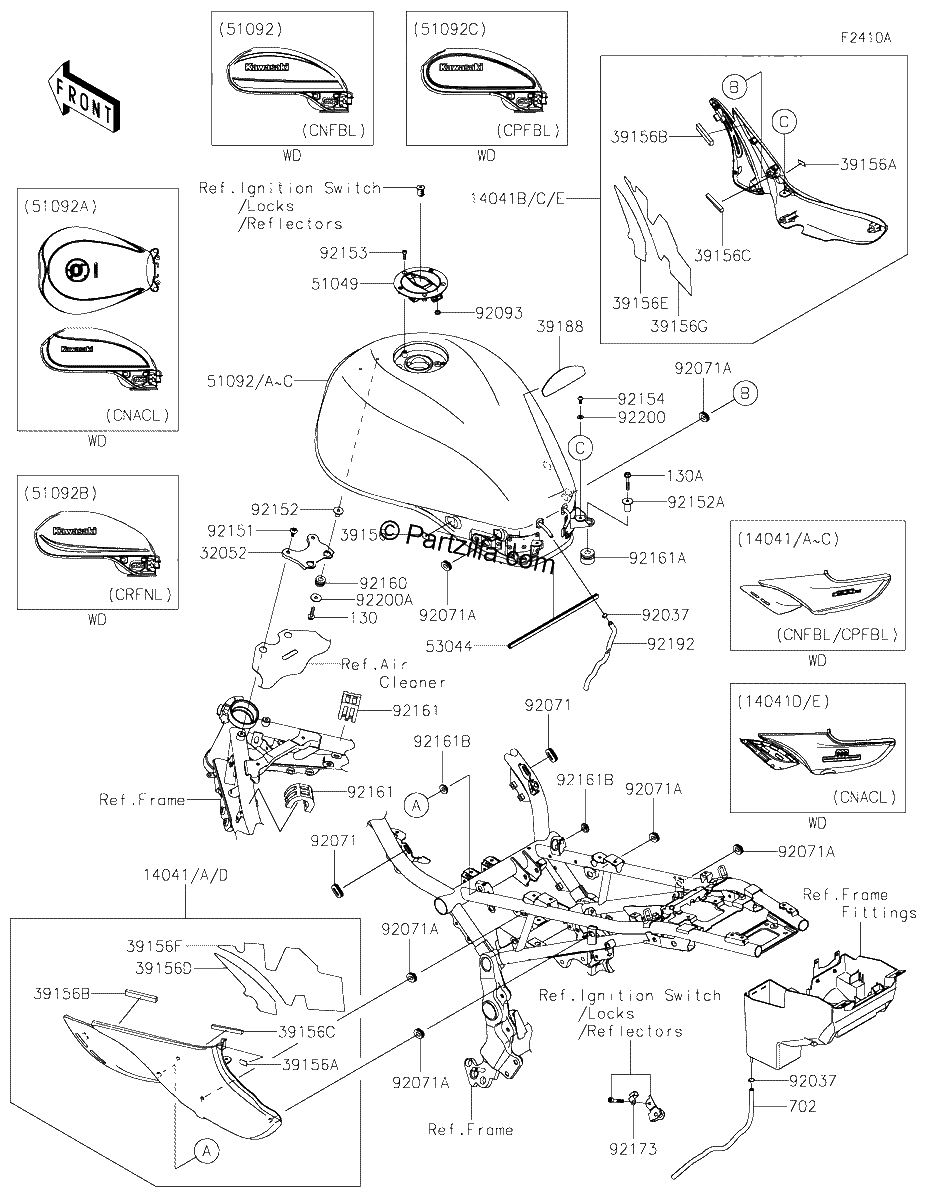 Diagrama de FUEL TANK CA