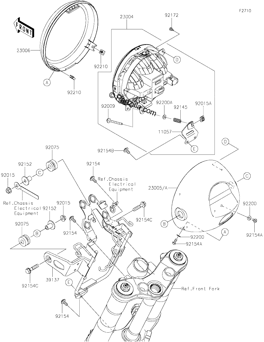Diagrama de HEADLIGHT S