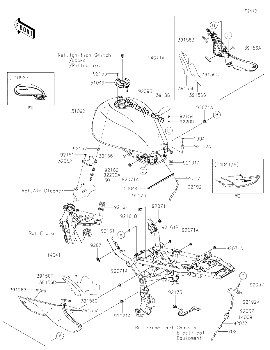 Diagrama de FUEL TANK CN