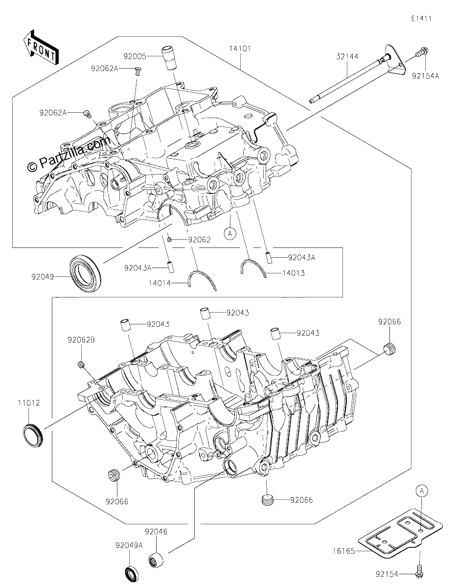 Diagrama de CRANKCASE