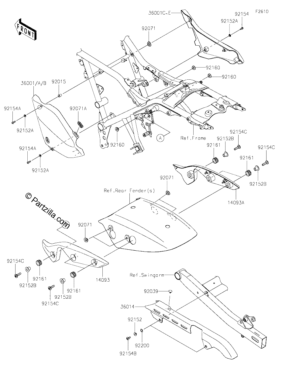 Diagrama de SIDE COVERS CHAIN COVER