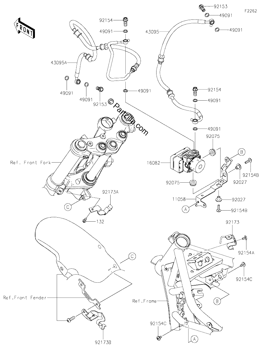 Diagrama de BRAKE PIPING