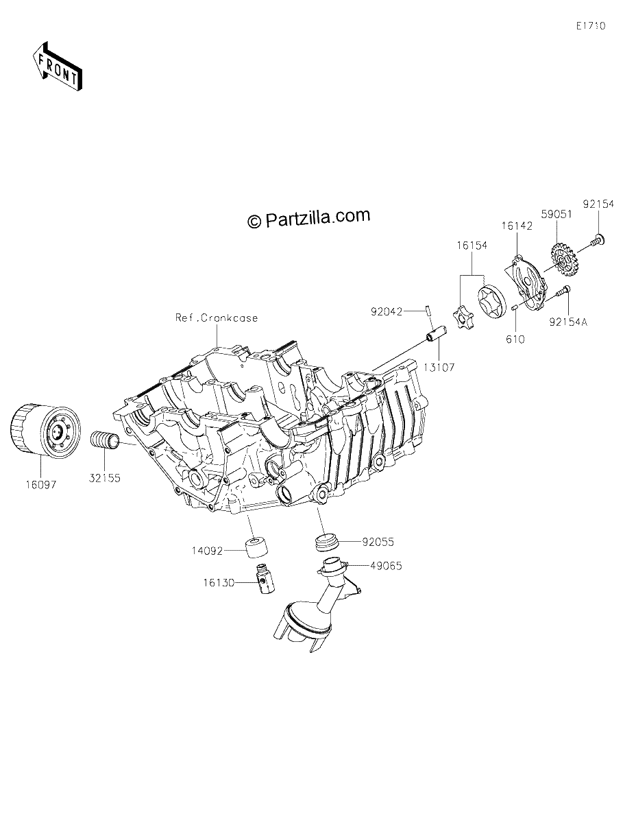Diagrama de OIL PUMP OIL FILTER