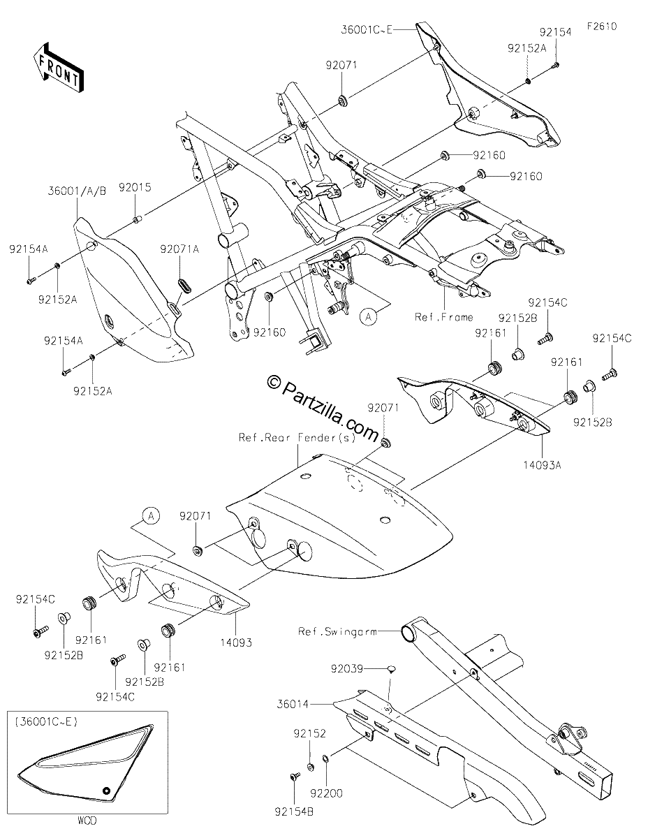 Diagrama de SIDE COVERS CHAIN COVER