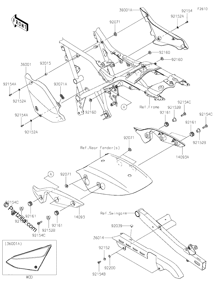 Diagrama de SIDE COVERS CHAIN COVER