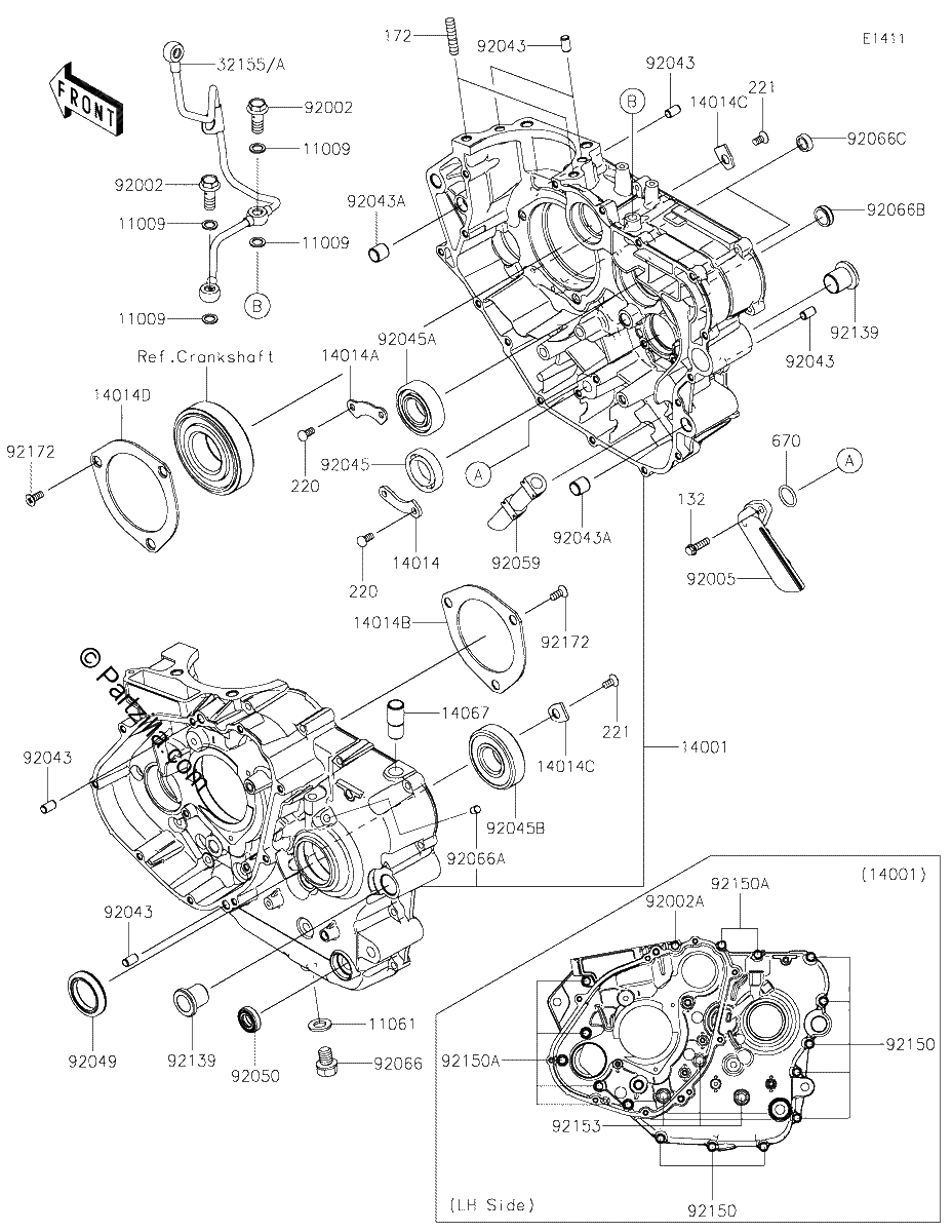 Diagrama de CRANKCASE
