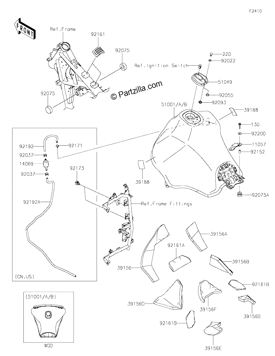 Diagrama de FUEL TANK