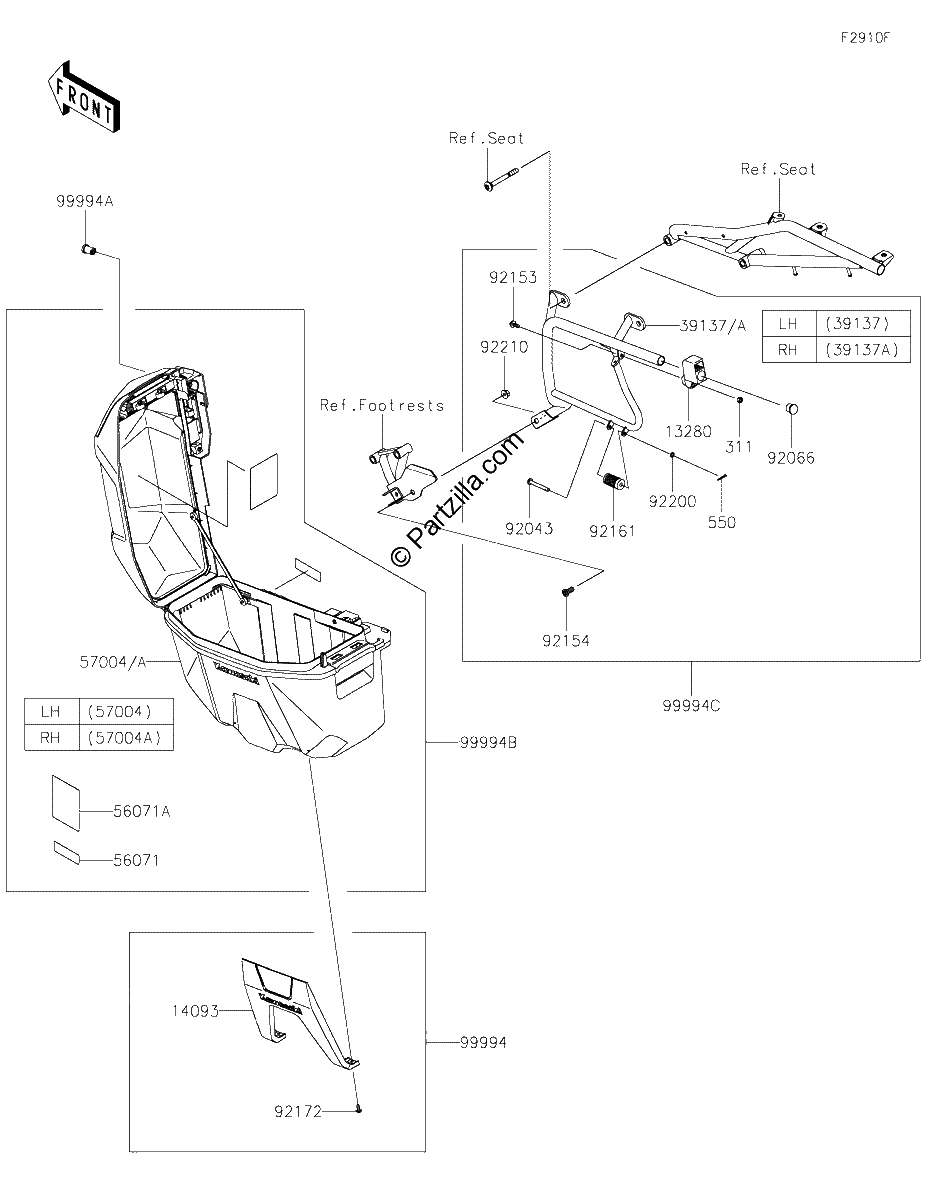 Diagrama de ACCESSORY PANNIER CASE