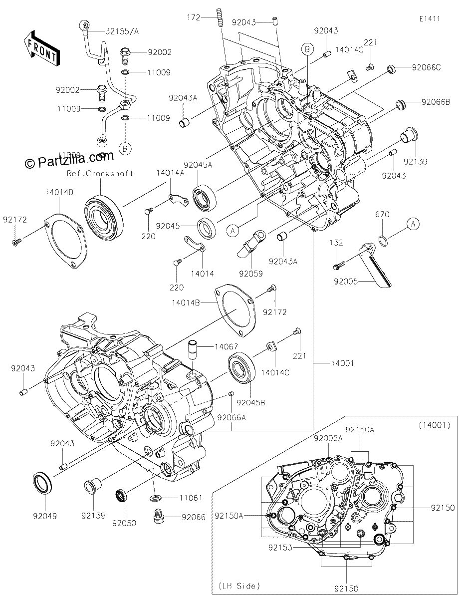 Diagrama de CRANKCASE
