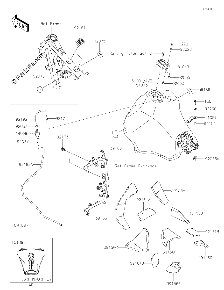 Diagrama de FUEL TANK