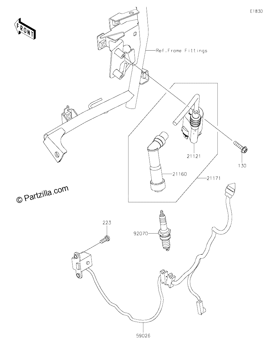 Diagrama de IGNITION SYSTEM