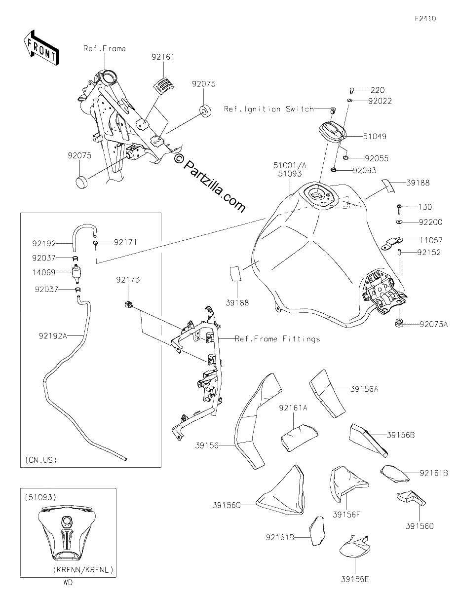 Diagrama de FUEL TANK