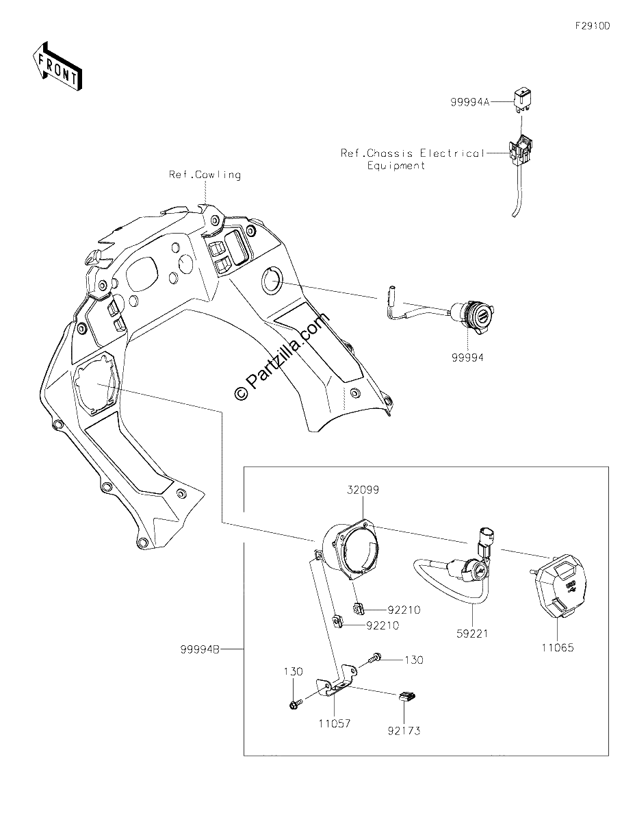 Diagrama de ACCESSORY DC AND USB OUTPUT