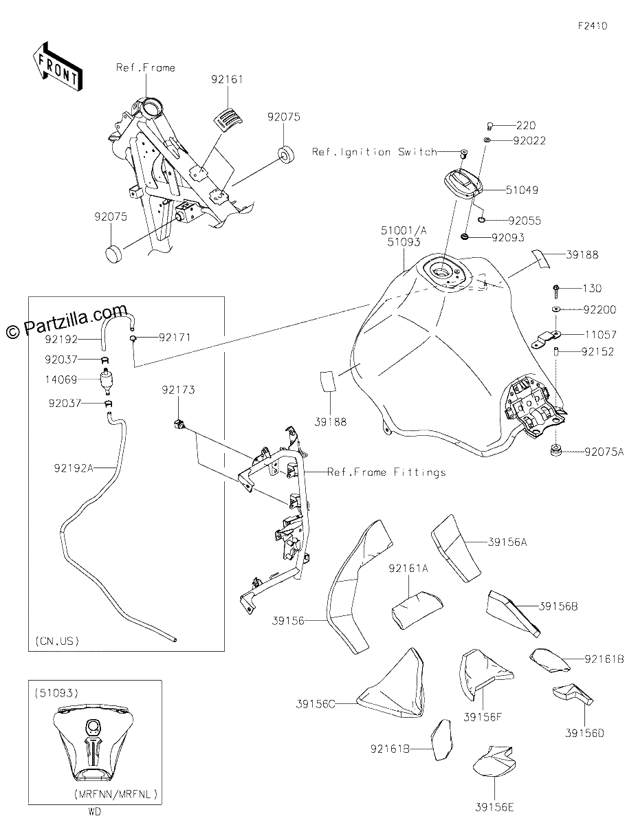 Diagrama de FUEL TANK