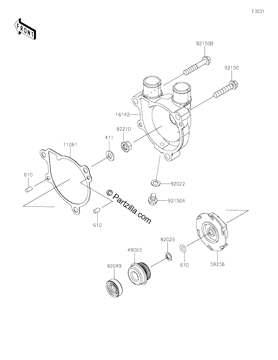 Diagrama de WATER PUMP