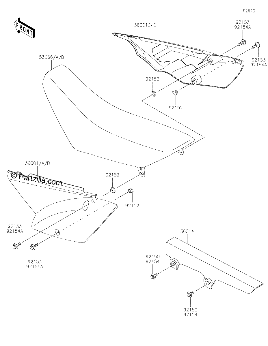 Diagrama de SIDE COVERS CHAIN COVER