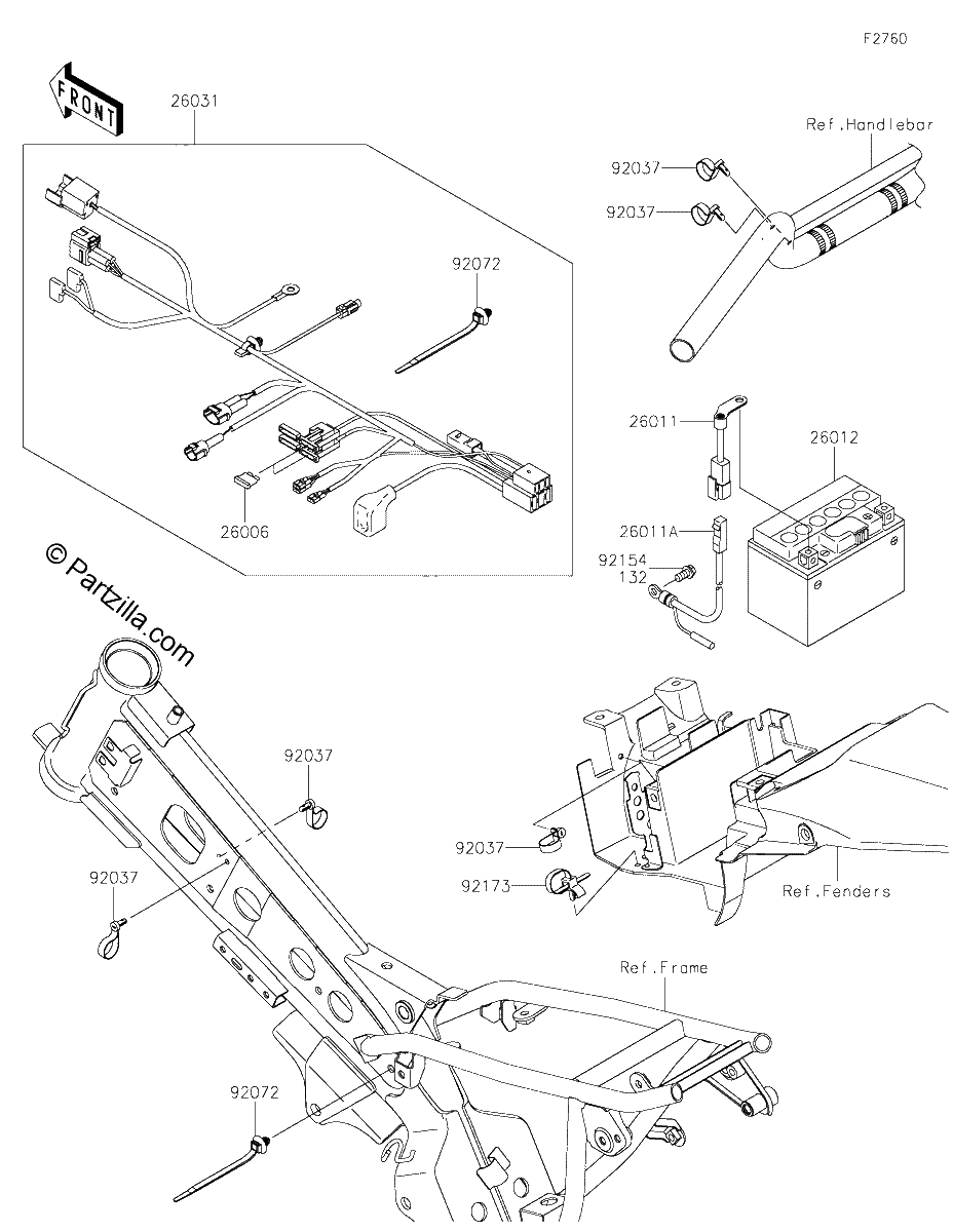 Diagrama de CHASSIS ELECTRICAL EQUIPMENT