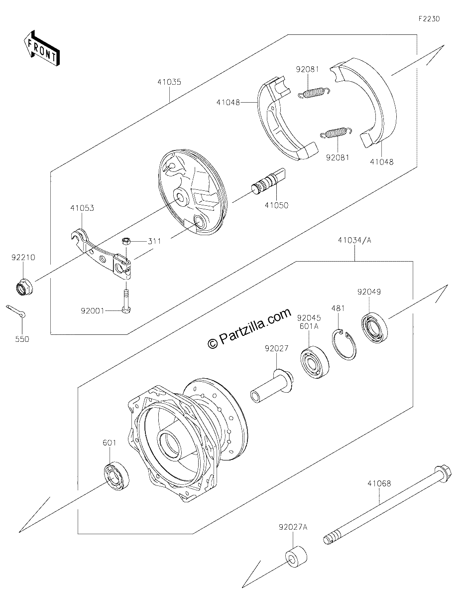 Diagrama de FRONT HUB