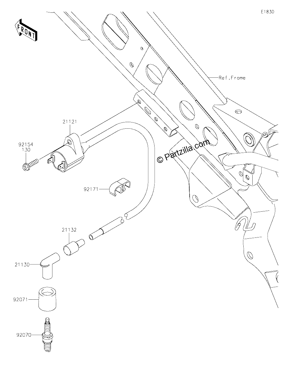 Diagrama de IGNITION SYSTEM