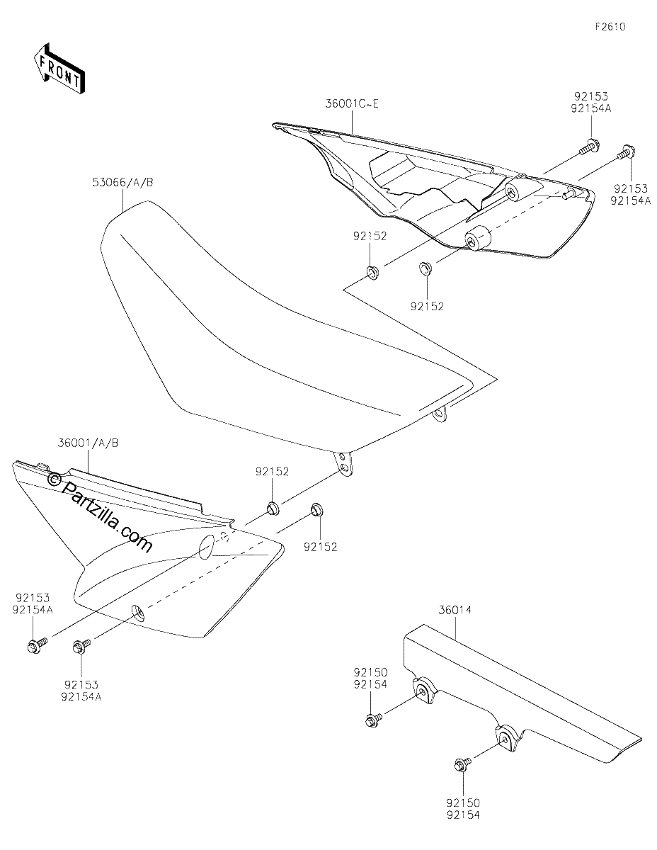 Diagrama de SIDE COVERS CHAIN COVER