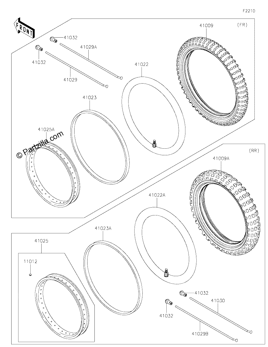 Diagrama de WHEELS TIRES