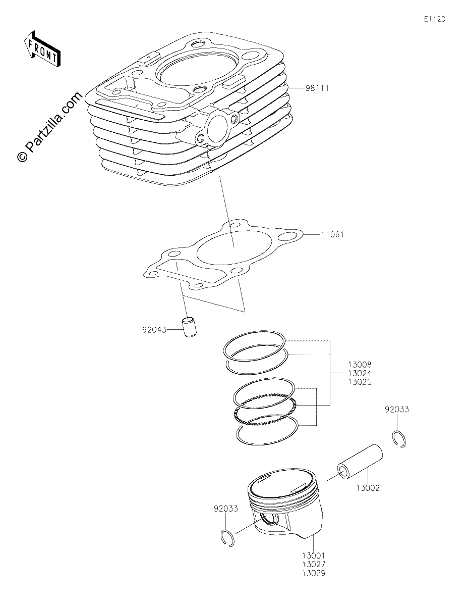 Diagrama de CYLINDER PISTON S
