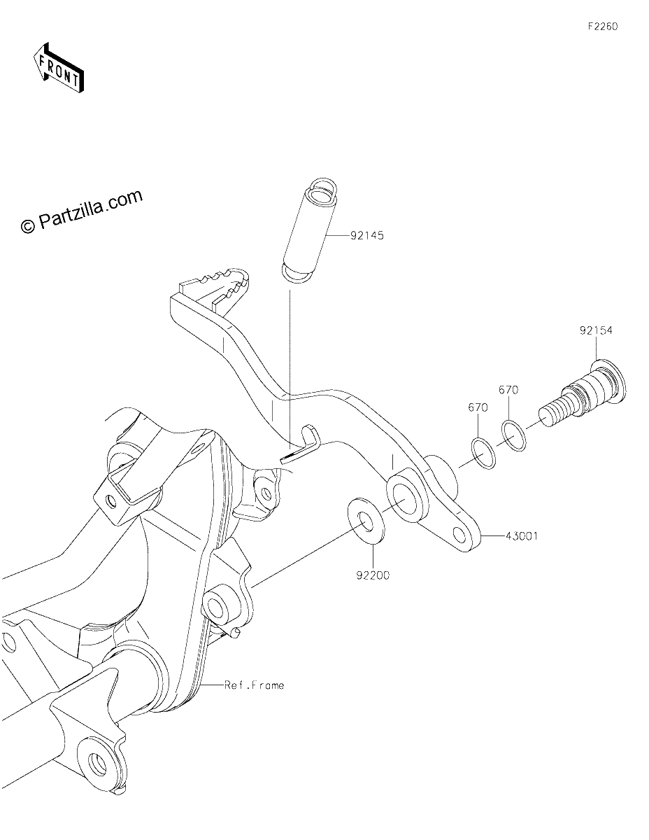 Diagrama de BRAKE PEDAL