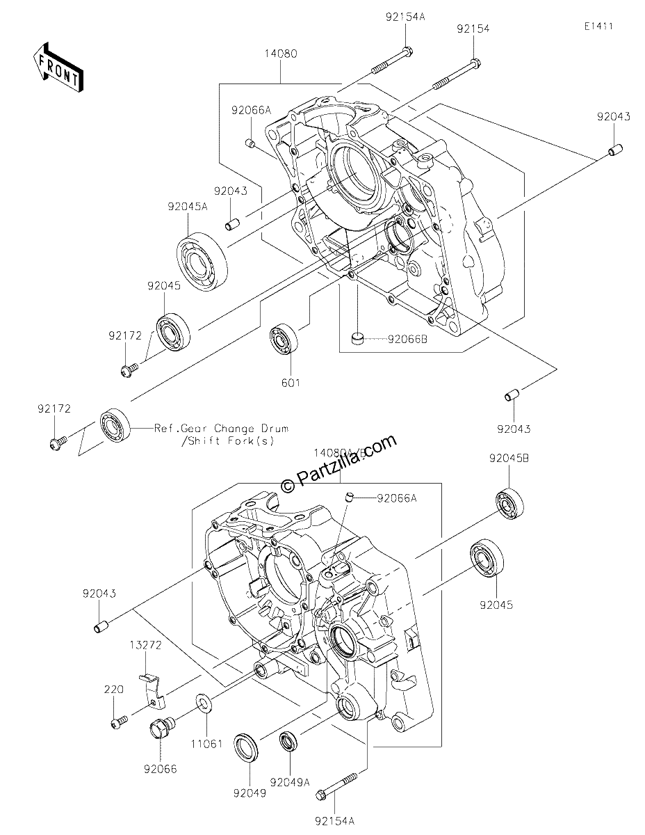 Diagrama de CRANKCASE