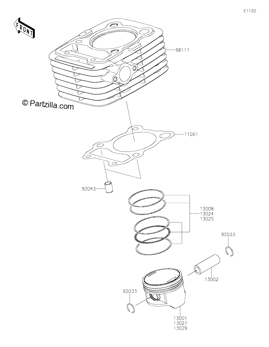 Diagrama de CYLINDER PISTON S
