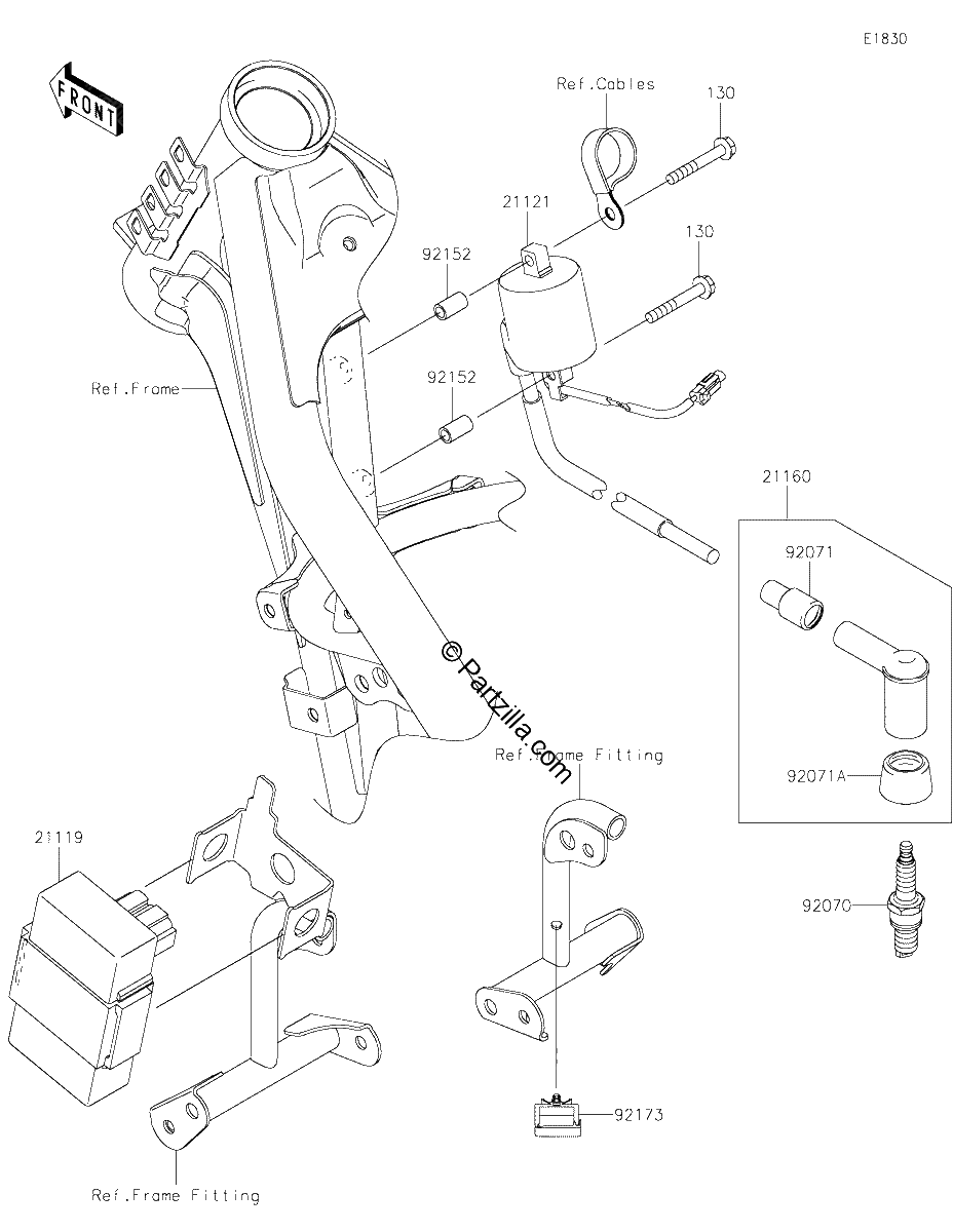 Diagrama de IGNITION SYSTEM