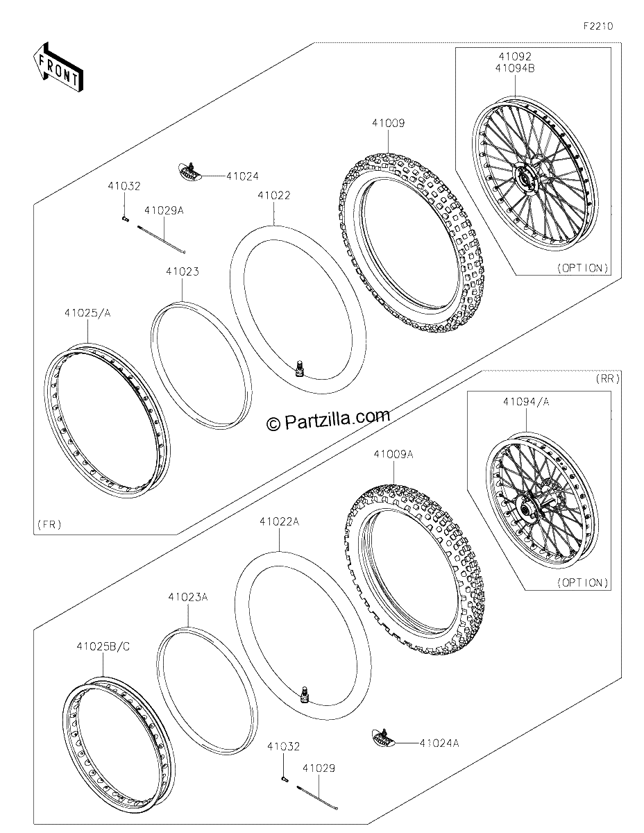 Diagrama de WHEELS TIRES