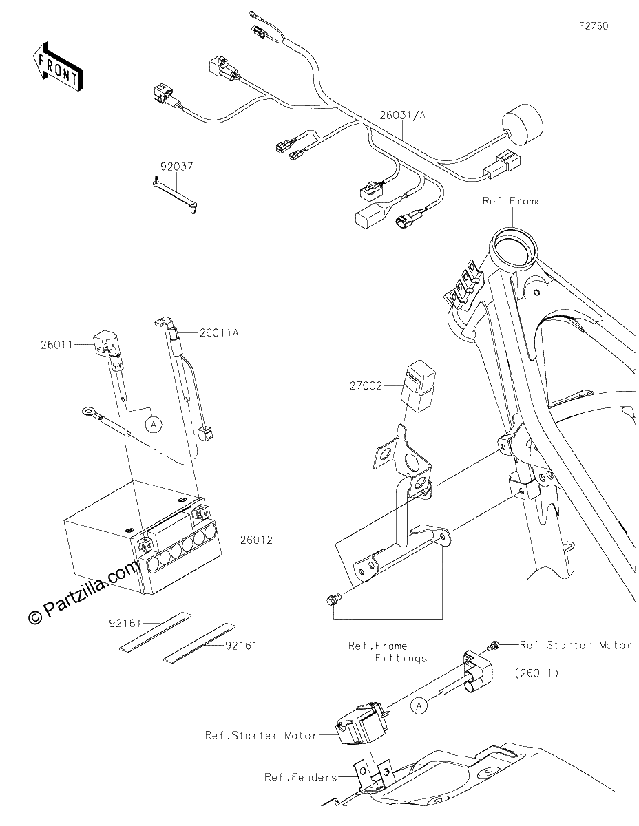 Diagrama de CHASSIS ELECTRICAL EQUIPMENT
