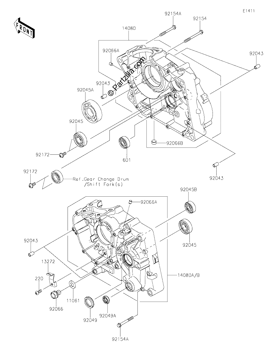 Diagrama de CRANKCASE