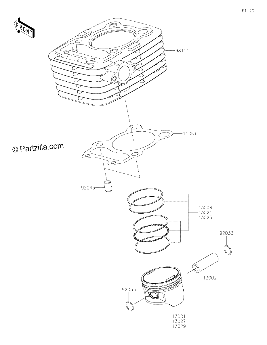 Diagrama de CYLINDER PISTON S