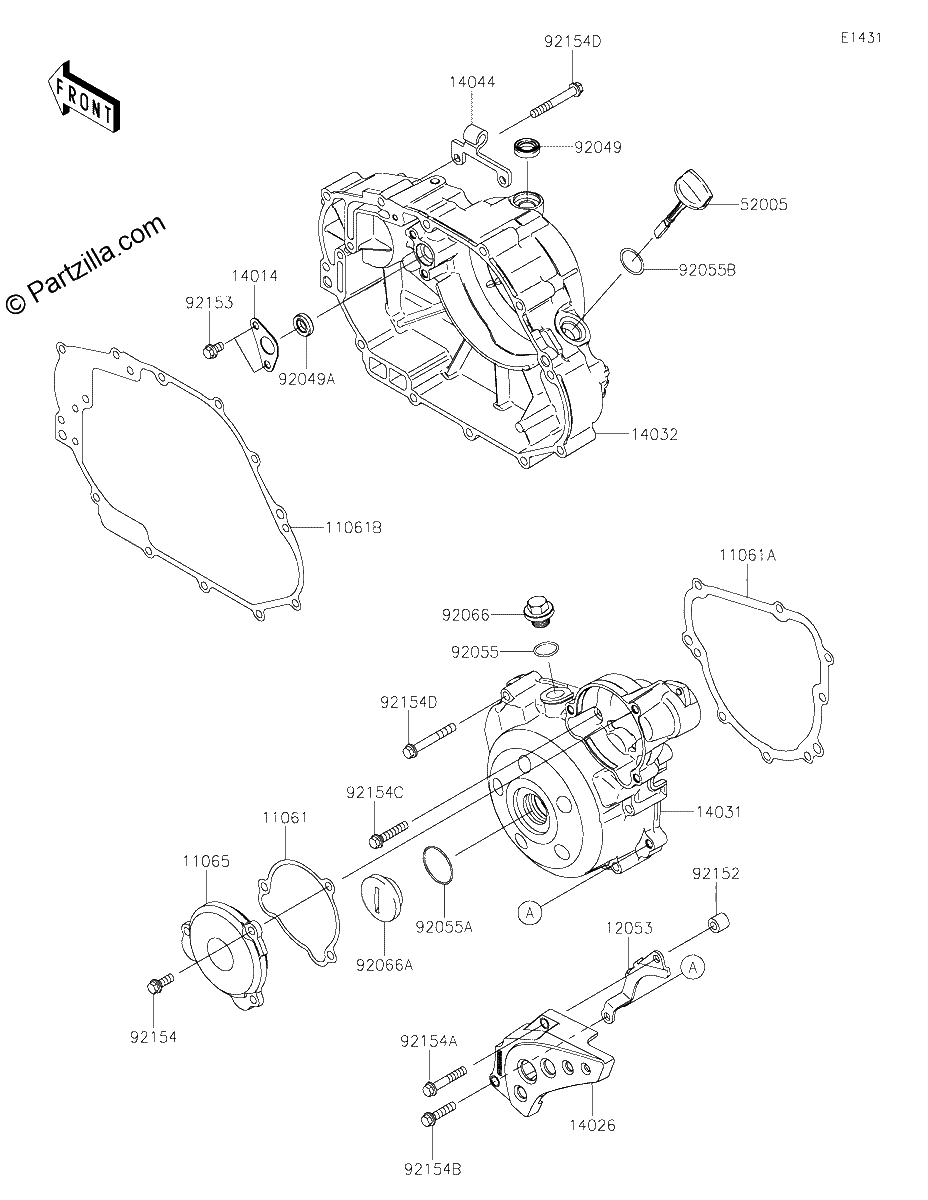 Diagrama de ENGINE COVER S