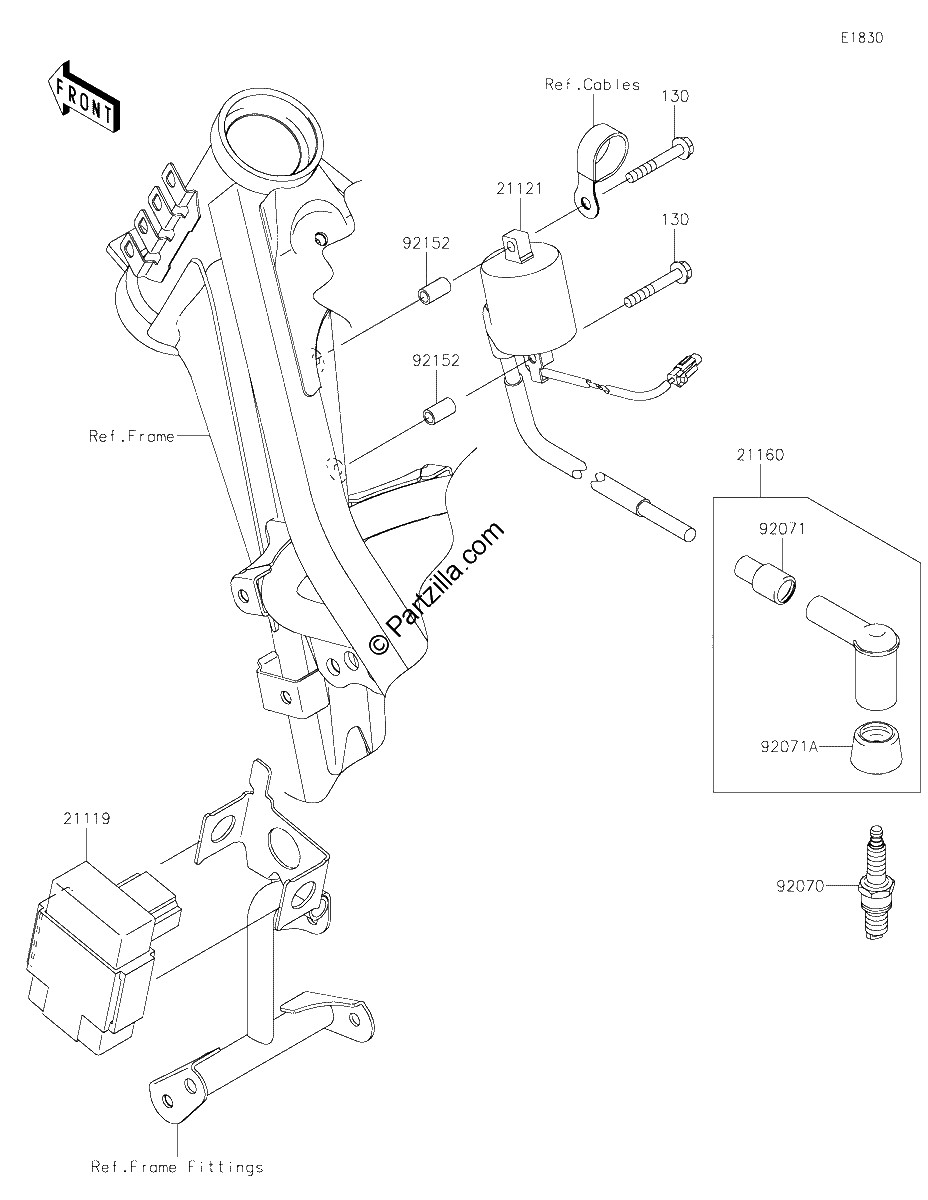 Diagrama de IGNITION SYSTEM