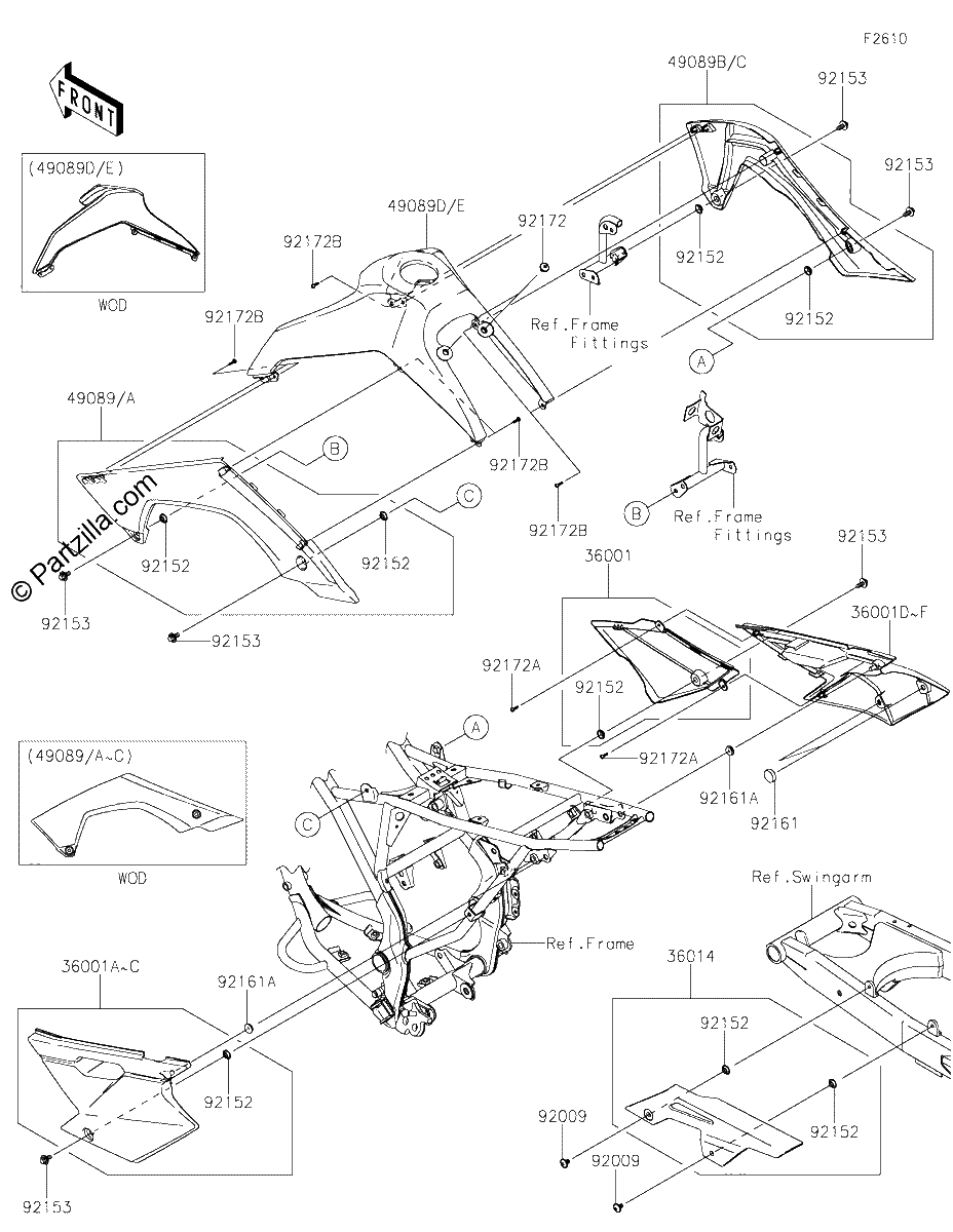 Diagrama de SIDE COVERS CHAIN COVER