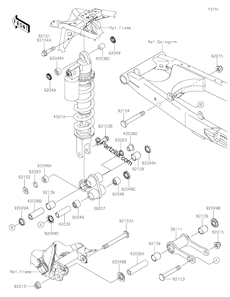 Diagrama de SUSPENSION SHOCK ABSORBER