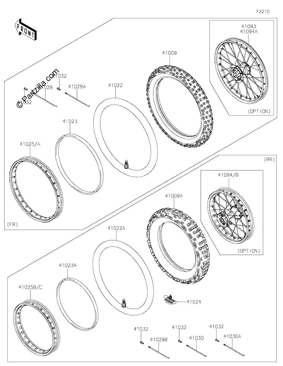 Diagrama de WHEELS TIRES