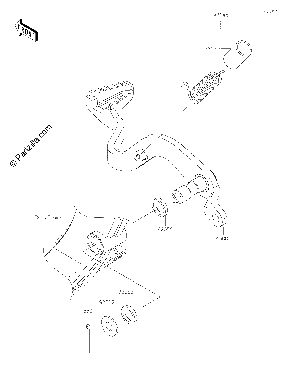 Diagrama de BRAKE PEDAL
