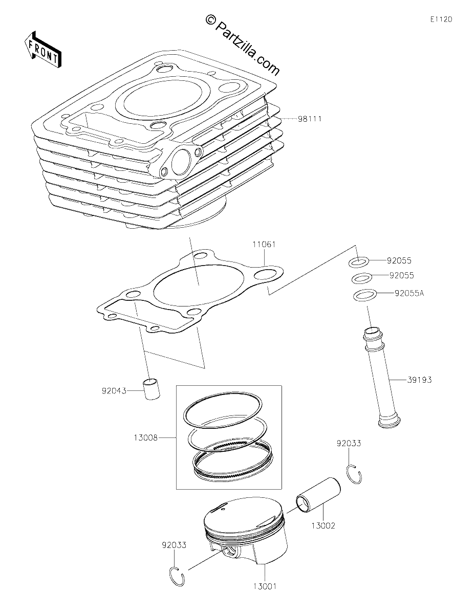 Diagrama de CYLINDER PISTON S