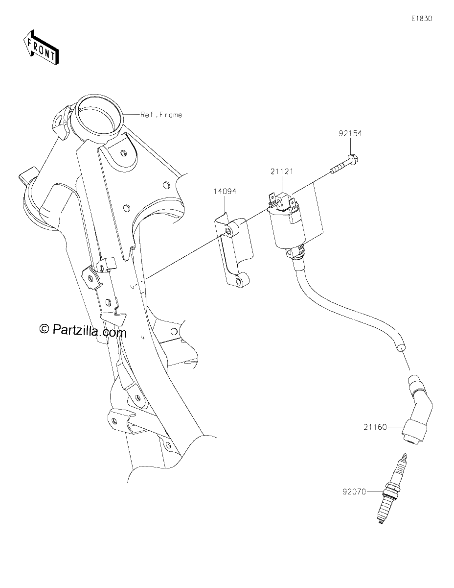 Diagrama de IGNITION SYSTEM