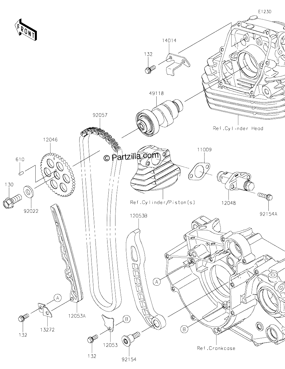 Diagrama de CAMSHAFT S TENSIONER