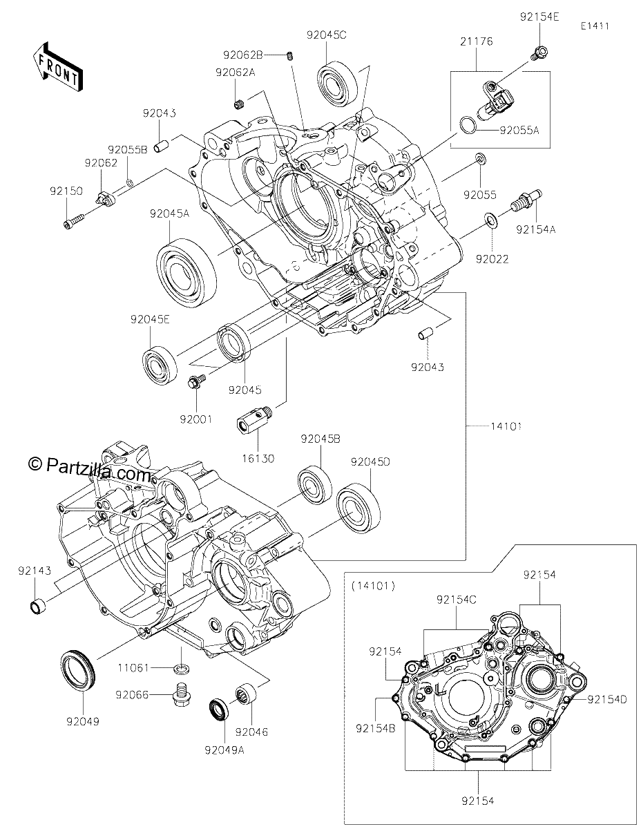Diagrama de CRANKCASE
