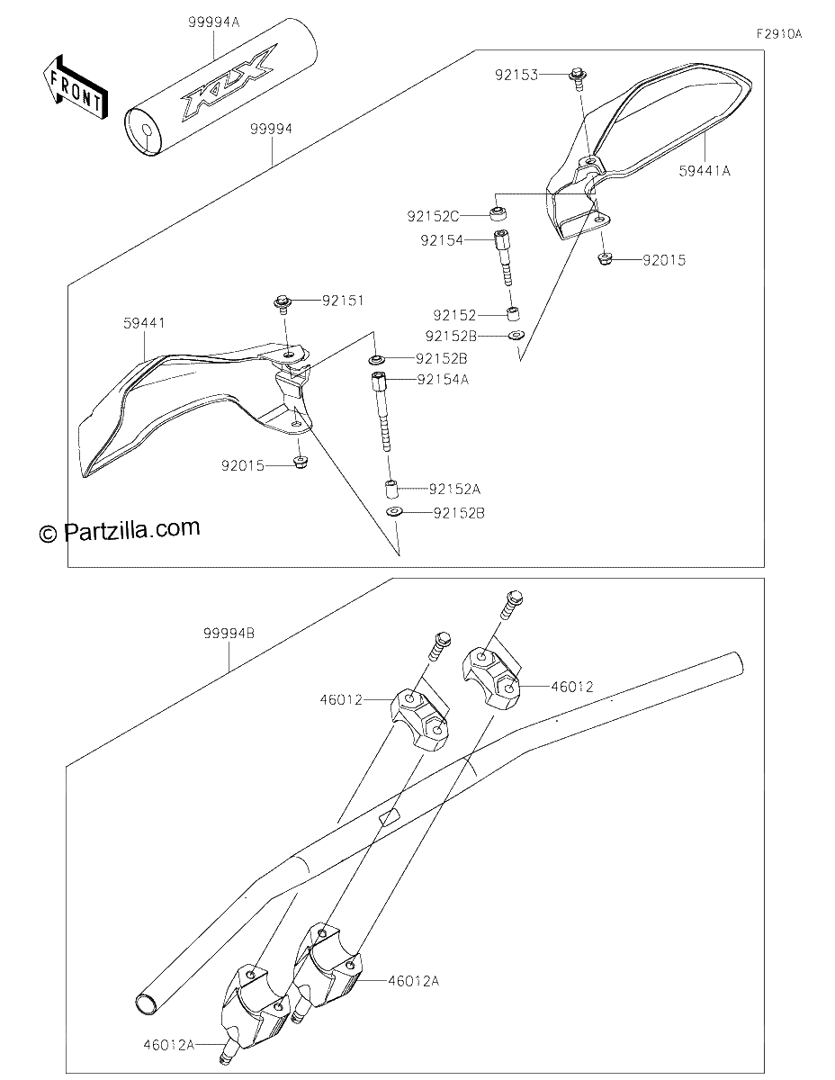 Diagrama de ACCESSORY HANDLE